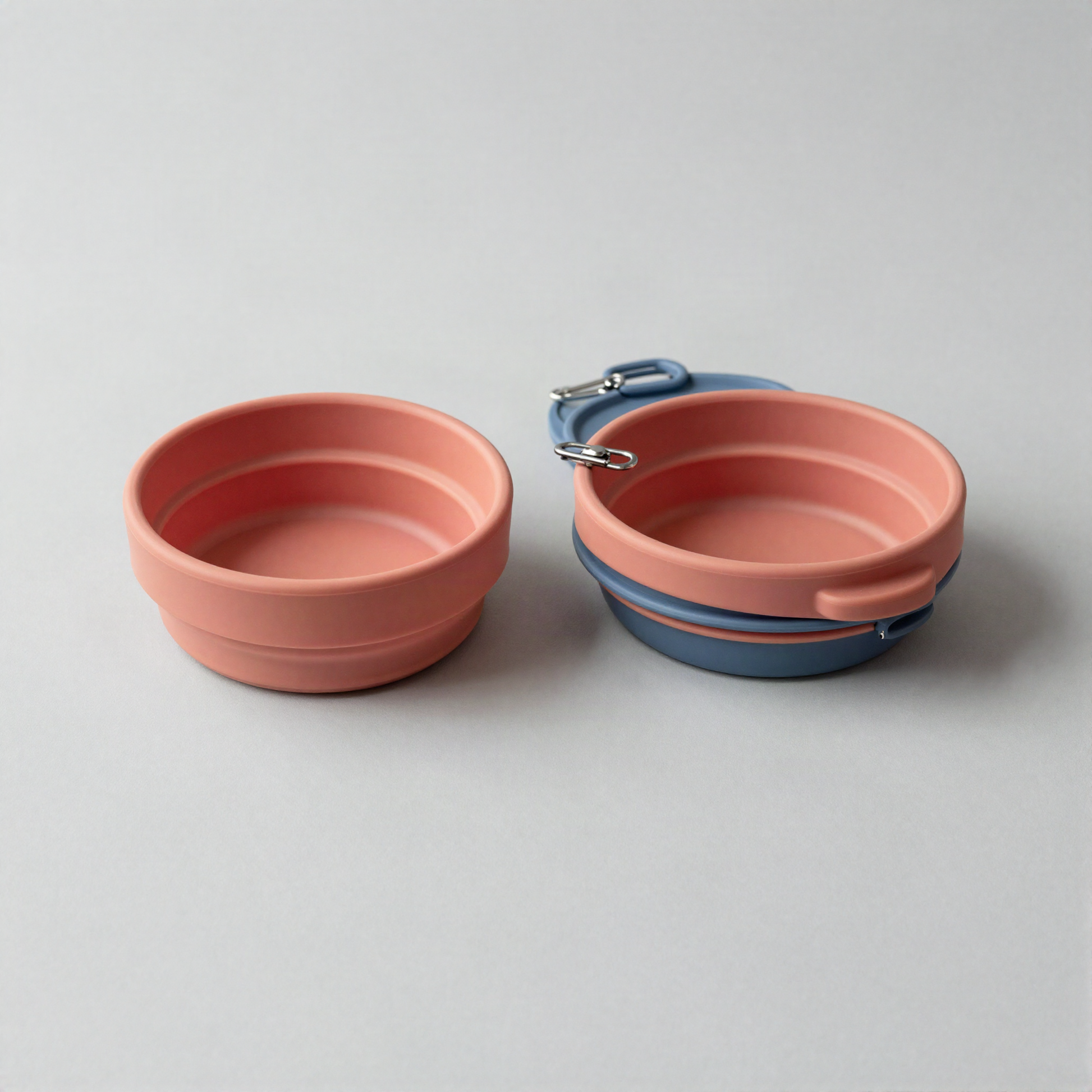 Collapsible Silicone Bowl Pair